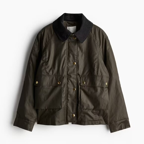 H & M Waxed Twill Jacket - Picture 1 of 5